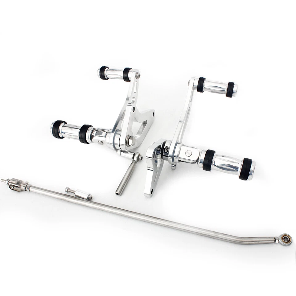 Shadow VLX600 VT600 C CD 1988-2007 Forward Controls Foot pegs for Honda Polished — 第 3/4 张图片