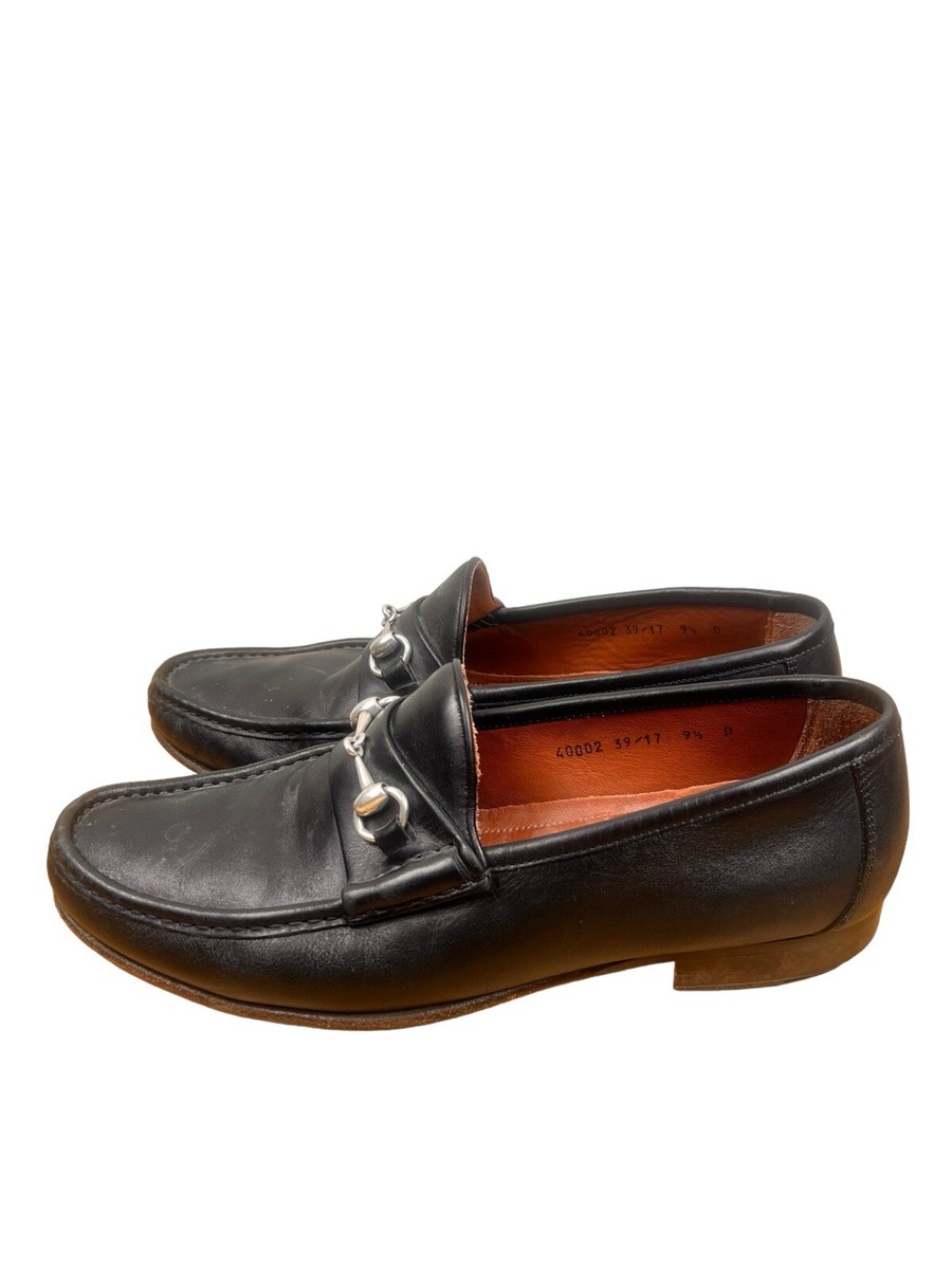 Allen Edmonds Verona II Black Leather Horse Bit Loafers Shoes