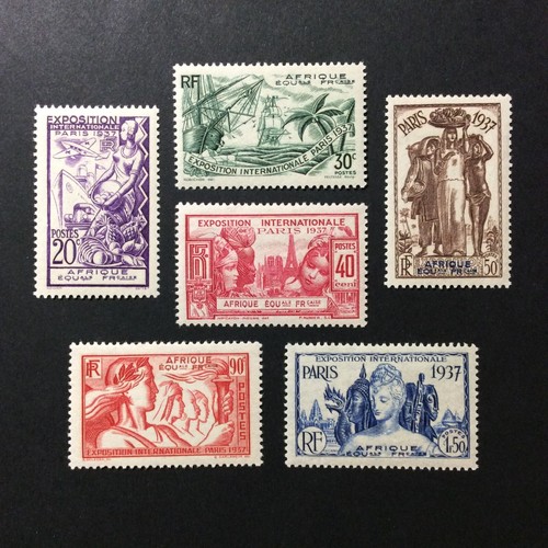 BroadviewStamps FR África Ecuatorial #27-31 MH en muy buen estado - Imagen 1 de 2