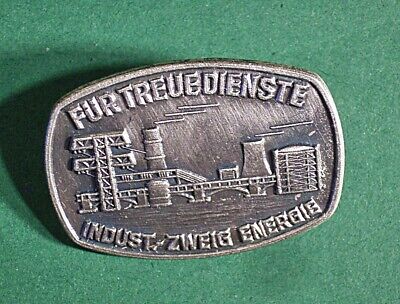 171216 Nadel Orden DDR Für Treue Dienste Industrie Zweig Energie in Bronze 11