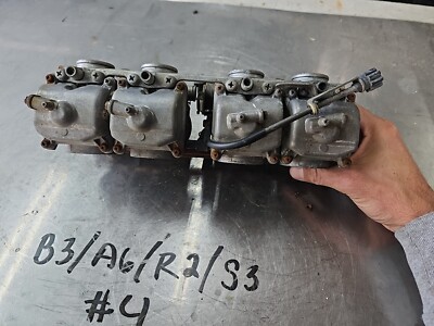 1986 86 KAWASAKI ZX 600 ZX6 CARBURETOR CARB ASSEMBLY V153 | eBay