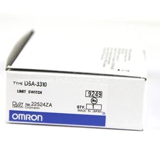 One New Omron High Precision Switch D5A-3310 Pin Plunger M8 Cable Output PNP