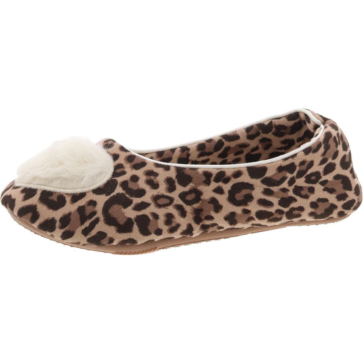 Женские балетные тапочки-слипоны Floopi с искусственным мехом на плоской подошве BHFO 6753 3090₽