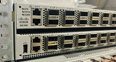 Cisco NCS-5502 NCS5502 Fixed 48x100G Fully Tested, 4 Power Supplies, 3 Fans.