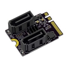 M2 A E Key to Dual Port SATA3.0 Expansion Card PCle 3.0 KEY A E WIFI M.2
