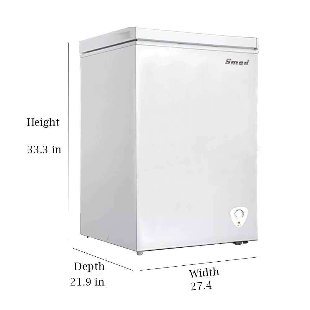 New Chest Freezer, 3.5 Cubic Feet Small Deep Freezer, Mini Deep