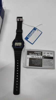 Casio F-91W-1YER_P Unisex-Erwachsene Quarz Digitaluhr Resin Armband