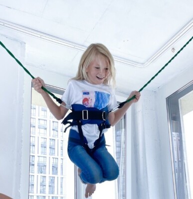 Soft bungees for safe physical development of kids, Developmental Training Gift