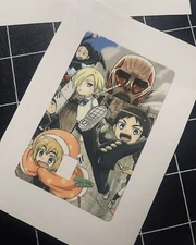 AoT Card Skin - Waterproof and UV Resistant - Laminated - Levi Ackerman Titans