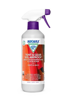 Nikwax Tent&Gear SPRAY ON SolarProof 500ml UV Waterproofing