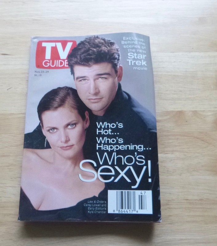 TV GUIDE Nov 23-29 1996 Sexy-CareyLowell, Kyle Chandler  Cover Charlotte NC
