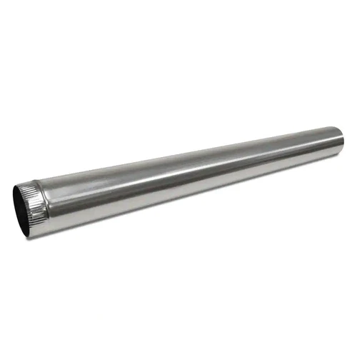 6 In. X 5 Ft. round Metal Duct Pipe