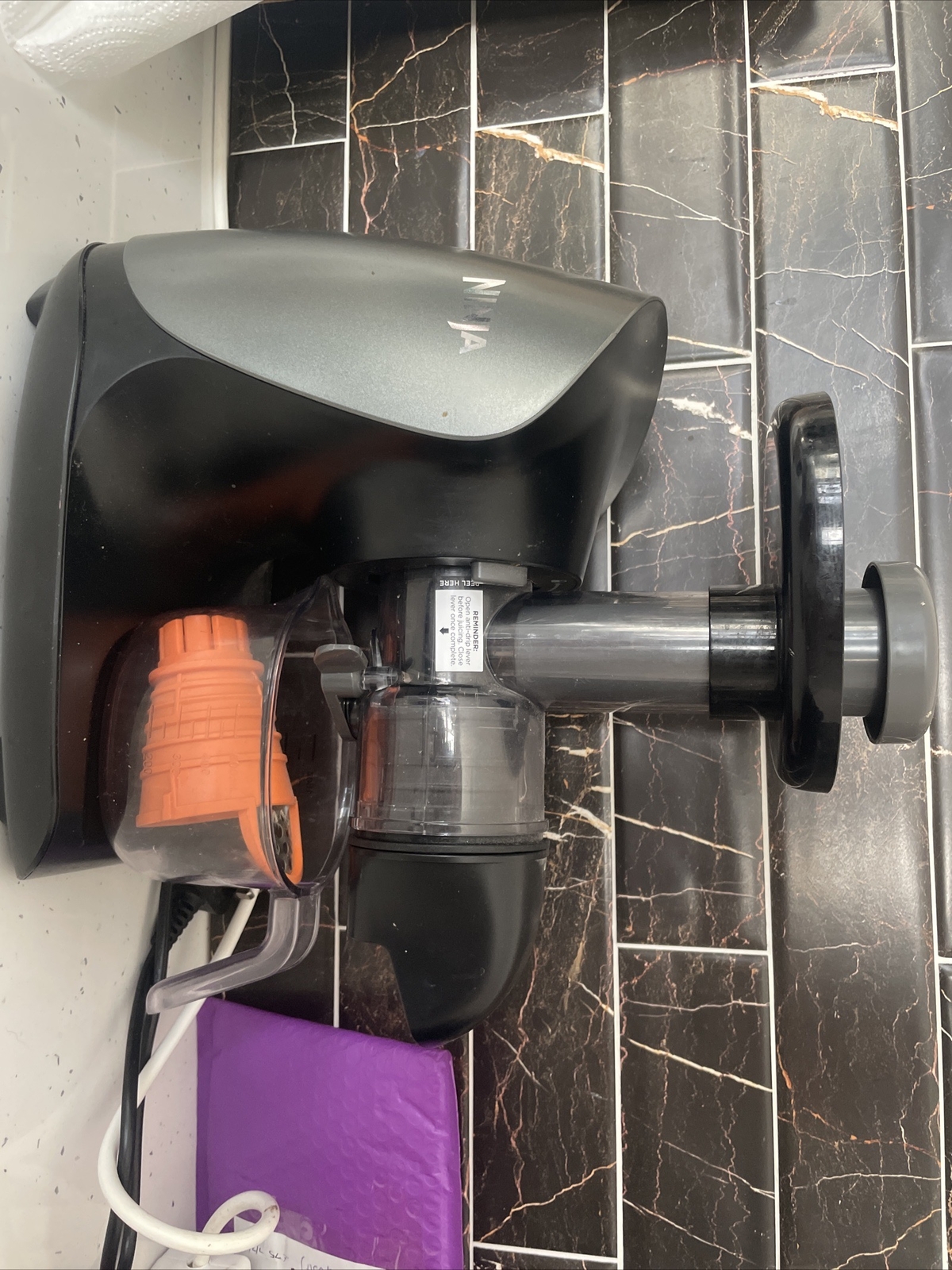 Ninja JC100UK 150W Cold Press Juicer 500ml Black 622356246941 eBay