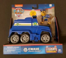 Nickelodeon Paw Patrol Chase Police Cruiser Vehicle Playset Ultimate Rescue NEW
