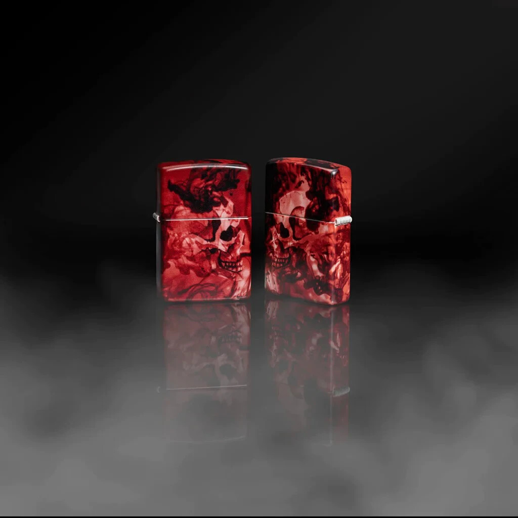 Zippo 48772, Spooky Skulls Design Pattern, 540 Color Finish