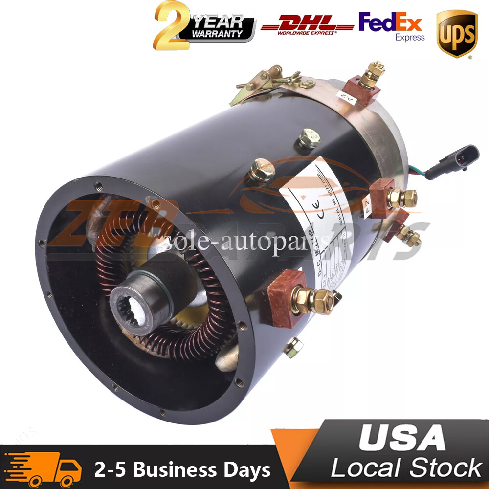 Fits 48V DC Motor XQ 3.8 Star Car Electric 19 SPLINE 5.0 HP W