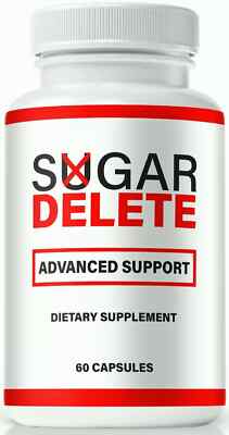 Sugar Delete Blood Sugar Support Pills Advanced Blood Health Caps 60ct Pack of 5