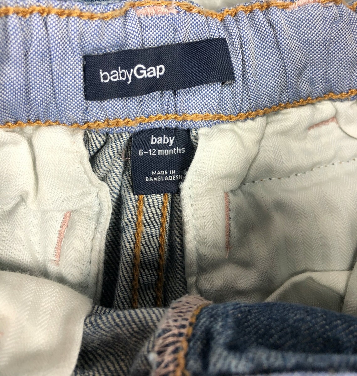 Baby Gap Jeans + Seven 7 Jeans Baby Girls 6-12M Lot of 2
