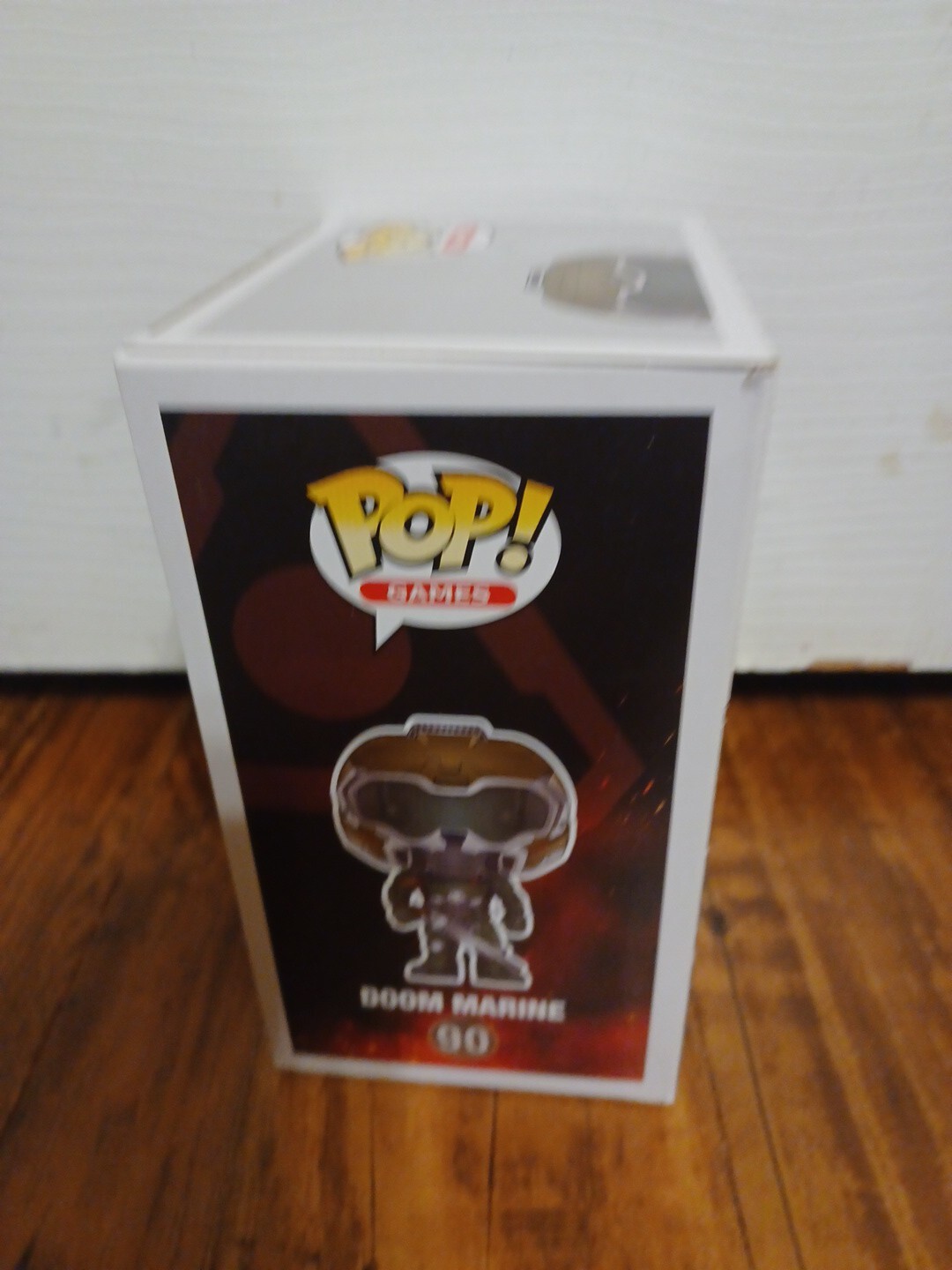 Funko POP! Doom #90 Doom MARINE (WHITE) Vinyl Figure Elite (GAMESTOP Exclusive)