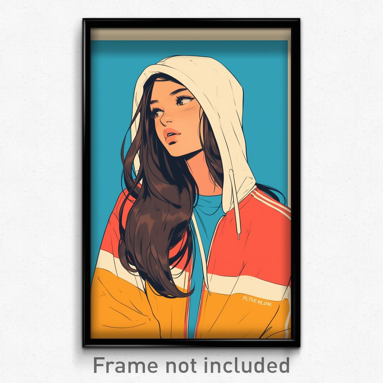 Mexican Movie Poster Hooded Track Jacket with Tenderness Design