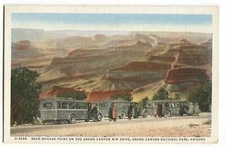 Postcard  Mohave Point Grand Canyon Rim Drive Grand Canyom Ntl Park Arizona AZ