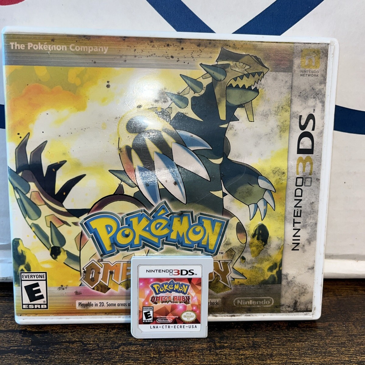 Pokémon Omega Ruby (Nintendo 3DS, 2019) Tested. cart and case