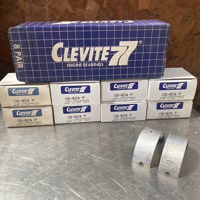 Clevite CB824P STD Rod Bearing Set for 55-67 Chevrolet V8 327 283 26 8 Pairs/Set