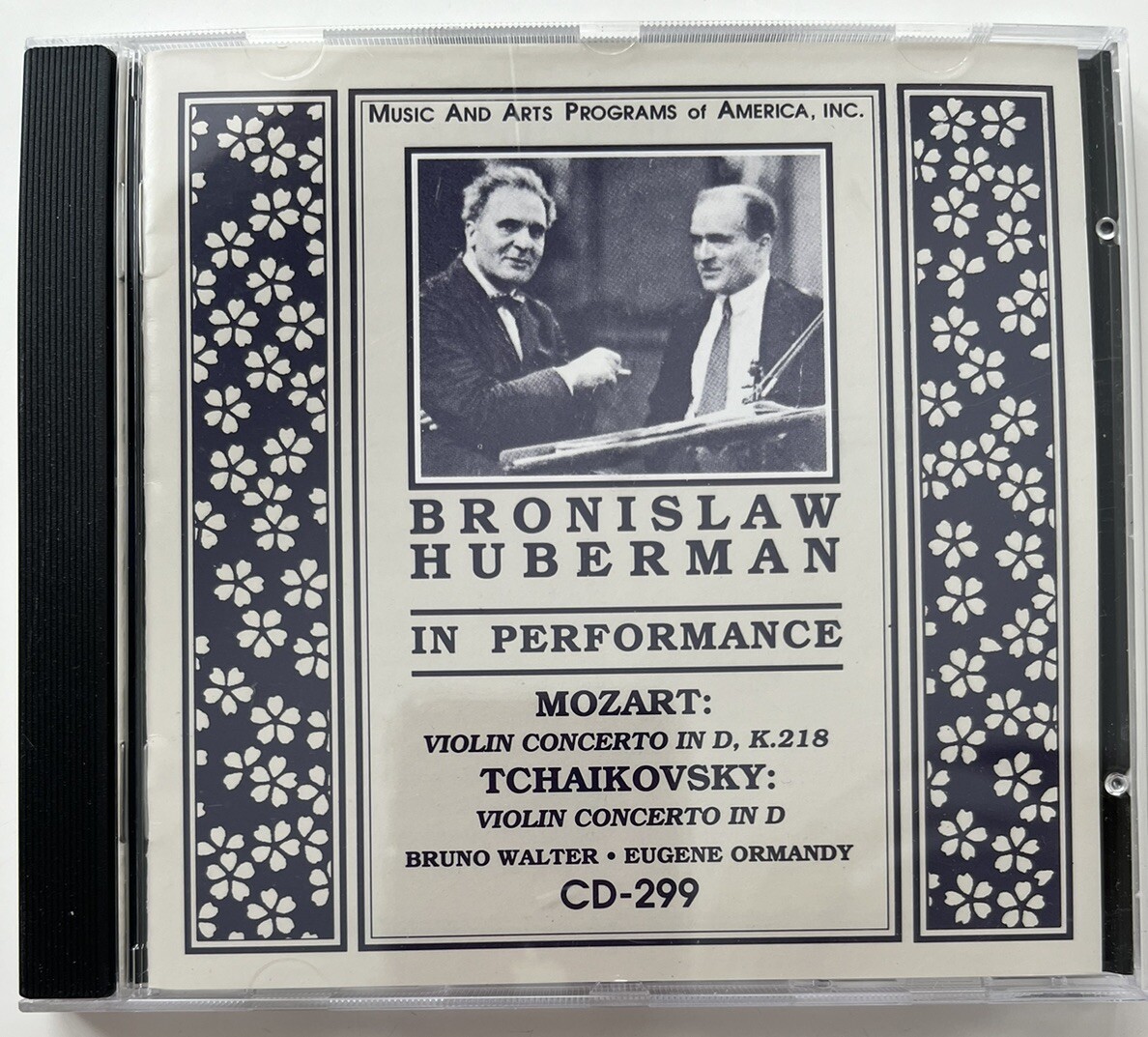 Bronislaw Huberman モーツァルト チャイコフスキー CD Bronislaw Huberman Mozart Tchaikovsky Violin Concertos 1989 Music