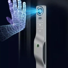 Fingerprint Face Smart Lock Tuya Wifi Keyless Intercom Palm Vein Auto Door Lock
