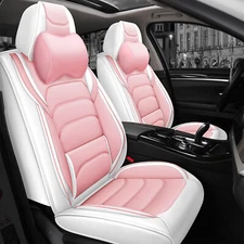 For Toyota Luxury Car 5 Seat Cover Full Set Leather Cushion Protector Waterproof