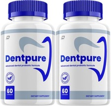 (2 Pack) Dentpure Dental Support Capsules, Dent pure Natural Tooth & Gum