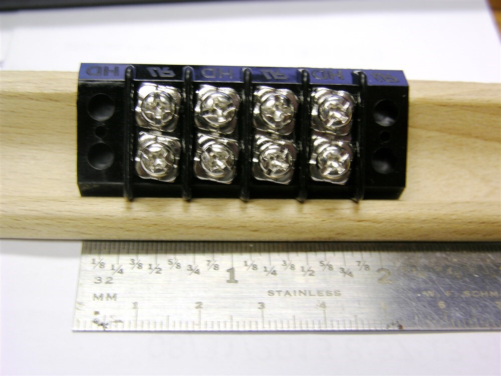 5 Blockmaster HD-10A-4PH 10A@250V 4 Position Terminal Blocks 375" Centers