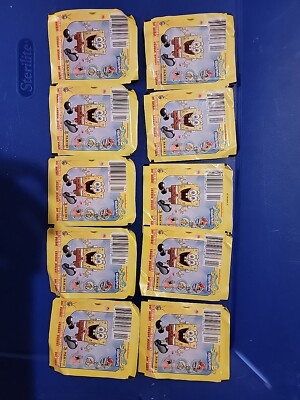 2011 Panini SpongeBob Squarepants 10 Sealed Packets