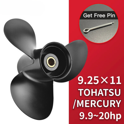 9.25*11 Outboard Propeller For Tohatsu Mercury 9.9hp 15hp 20hp Boat Screw 3Blade