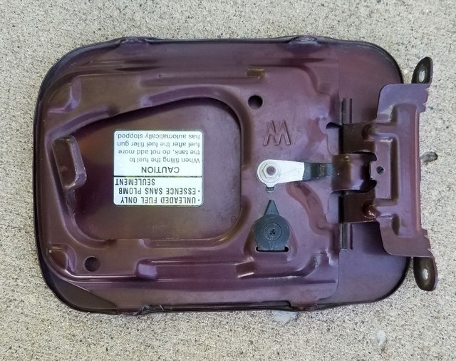 20002004 Subaru Outback Fuel Door Deep Maroon Red OEM Part eBay