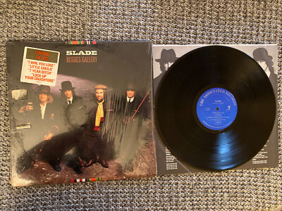 Slade Lp Rogues Gallery  1985 V. G  In Shrink Original Press