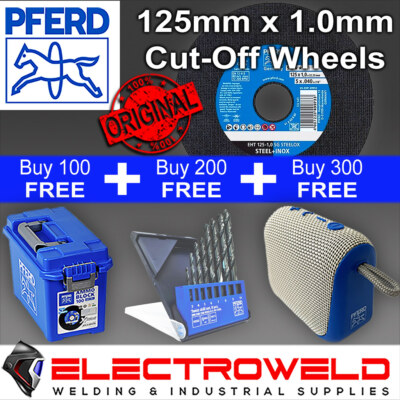 100x PFERD 125mm 5'' Thin Cutting Disc Cut Off Wheel Metal Angle Grinder 61341112
