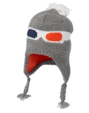 GYMBOREE JUNIOR STUNT DOUBLE 3D GLASSES TRAPPER SWEATER HAT 6 12 24 2 3 4 5 NWT