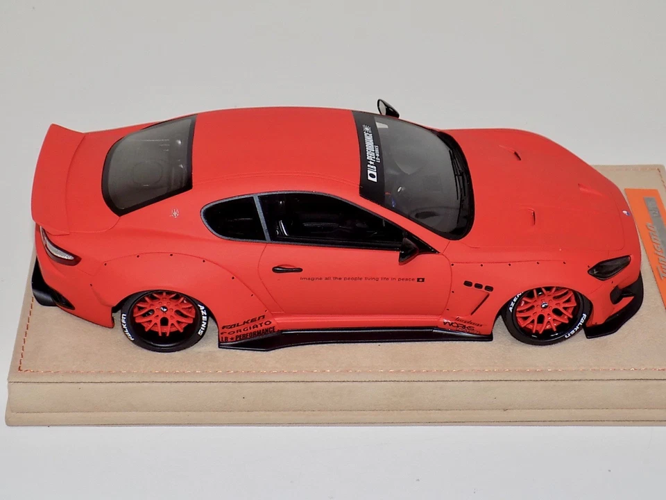 1/18 AB Models Maserati Granturismo Liberty Caminar Mate, Naranja Whls - Imagen 4 de 4