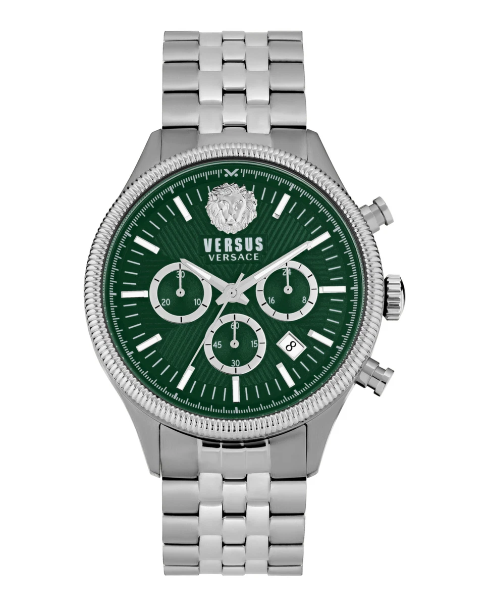 Montre la mode homme Versus Versace Colonne Chrono en acier inoxydable 44 mm b