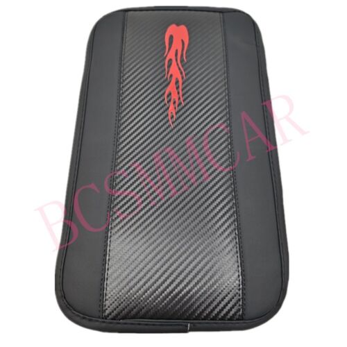 Car Armrest Cushion Cover Leather Center Console Box Pad Protector Accessories