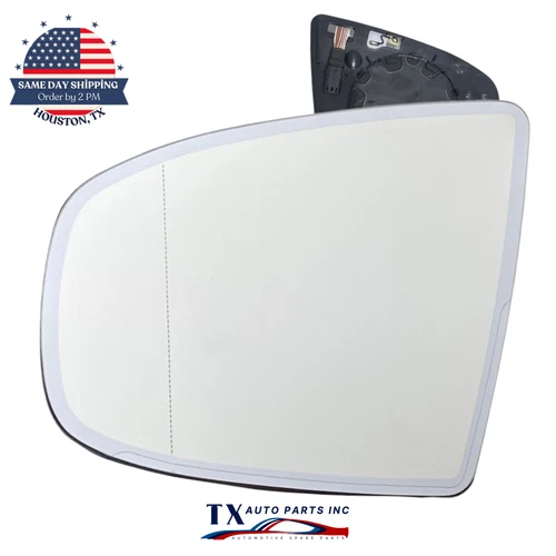 Driver Side Mirror Glass for BMW X5 X6 Series E70 E71 E72 w/ Auto Dimming Heated