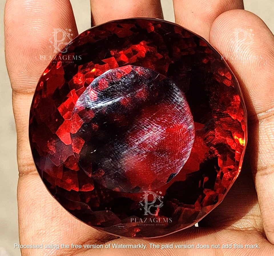 Натуральный огромный желтый цитрин бразильский драгоценный камень россыпью 671,00 карата триллионной огранки KB - Изображение 2 из 4