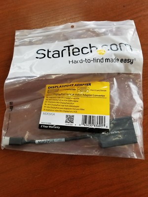 StarTech MDP2VGA2 Mini DisplayPort 1.2 to VGA Adapter Converter Mini DP