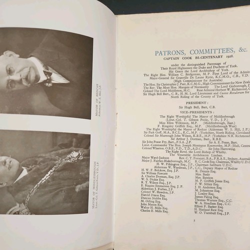 RARE Souvenir of Bi-Centenary Celebrations in Cleveland 1928 Captain Cook LL - Picture 6 of 8
