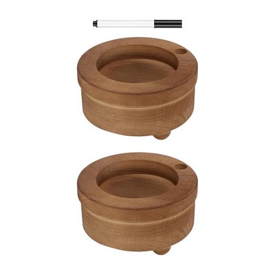Holz Getränkehalter Becherspender Rustikal Einweihung Geschenk Tasse Organizer für Party