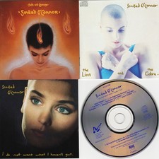SINEAD O'CONNOR FAITH AND COURAGE +THE LION AND COBRA +I DO NOT WANT CD LOT OF 3