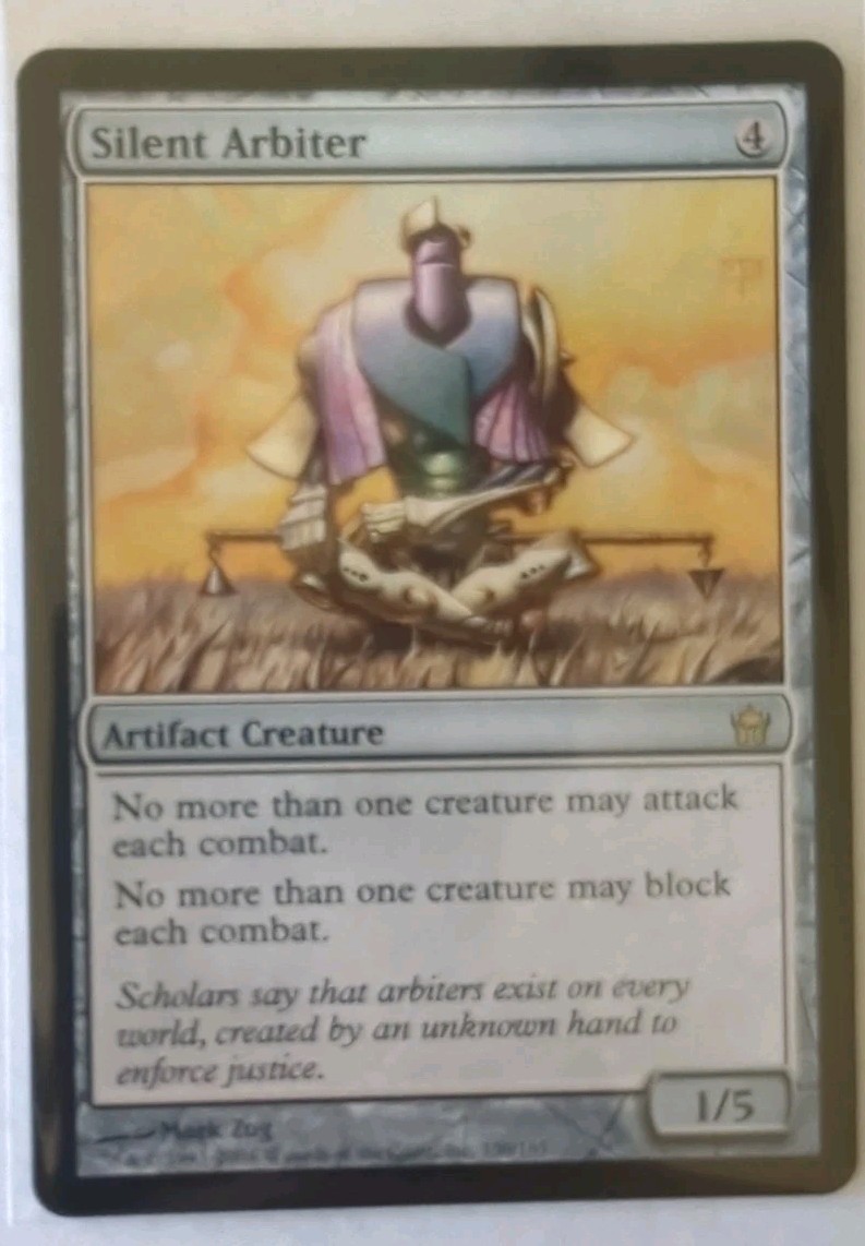 Silent Arbiter Fifth Dawn Rare NM Magic: The Gathering