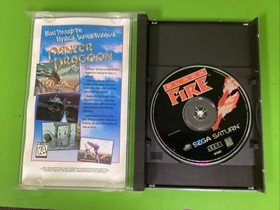 Black Fire (Sega Saturn, 1996) CIB Manual (Tested & Working)