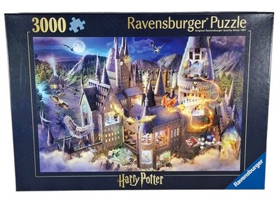 3000 Teile Puzzle Warner Bros. Harry Potter Hogwards Castle Originalverpackt 